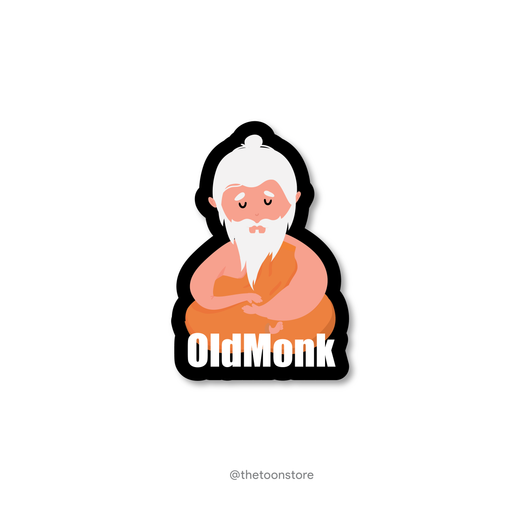 Old Monk - Daaru Collection Sticker - The Toon Store