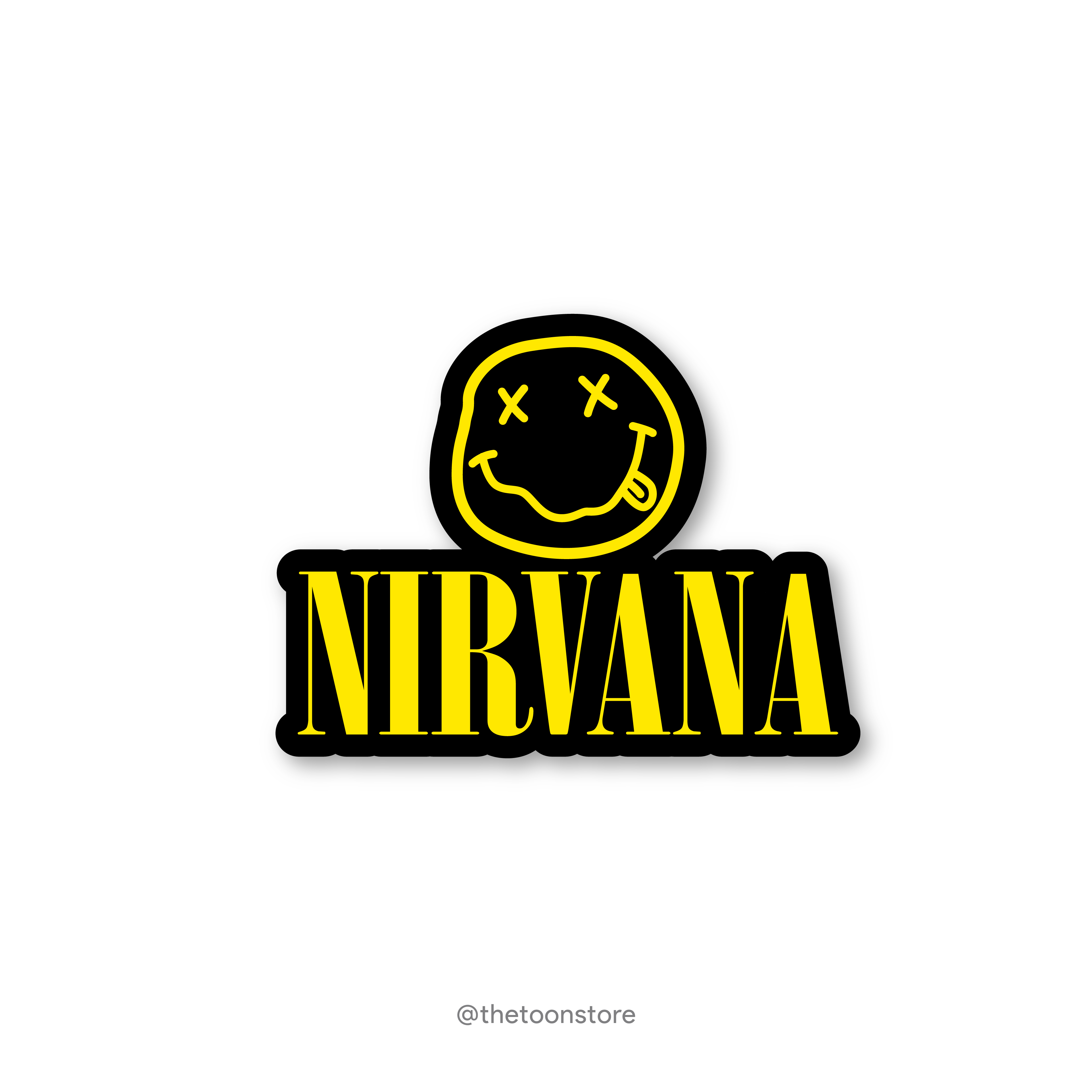 Nirvana Band - Rock N Roll Sticker