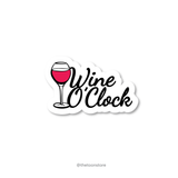 Wine O'Clock - Daaru Collection Sticker - The Toon Store