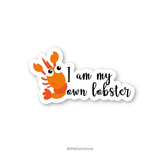 I am my own lobster - FRIENDS Sticker - The Toon Store