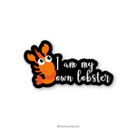 I am my own lobster - FRIENDS Sticker - The Toon Store