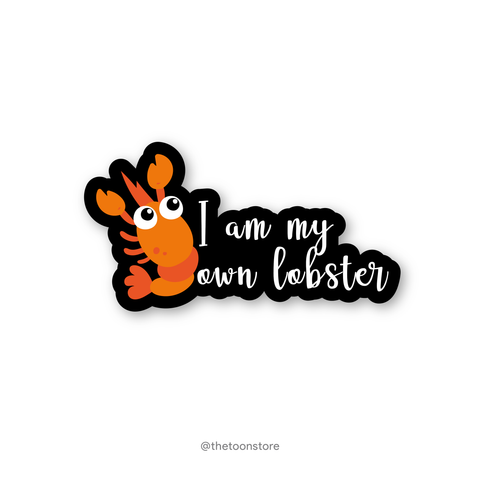 I am my own lobster - FRIENDS Sticker - The Toon Store