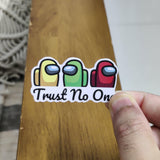 Trust no one - Among Us Sticker - The Toon Store