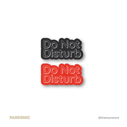 Do Not Disturb Sticker - The Toon Store