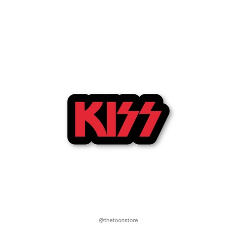 Kiss Rock Band - Rock N Roll Sticker - The Toon Store