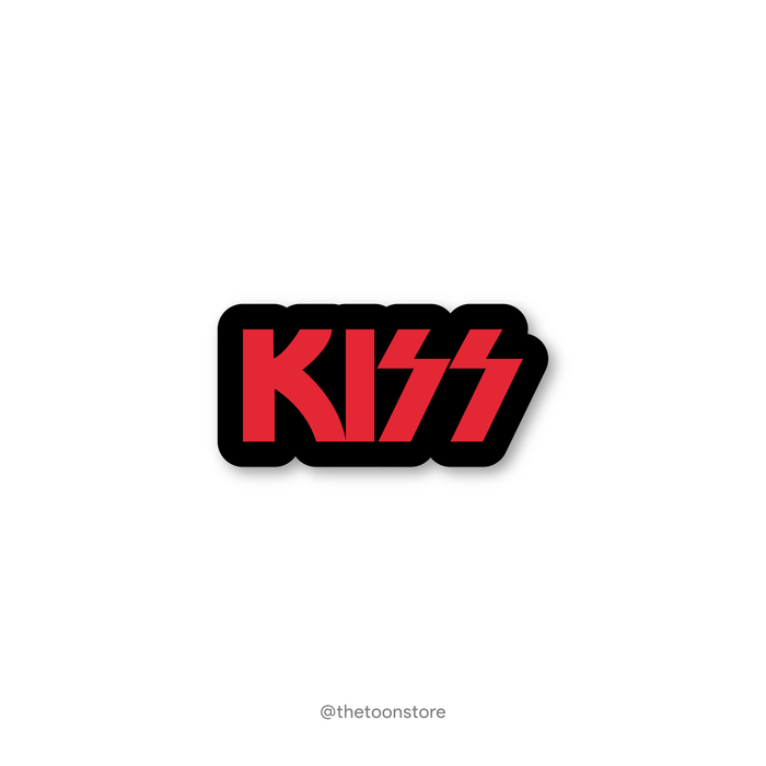 Kiss Rock Band - Rock N Roll Sticker - The Toon Store