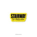 Stairway to heaven - Rock N Roll Sticker - The Toon Store