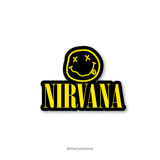 Nirvana Band - Rock N Roll Sticker - The Toon Store