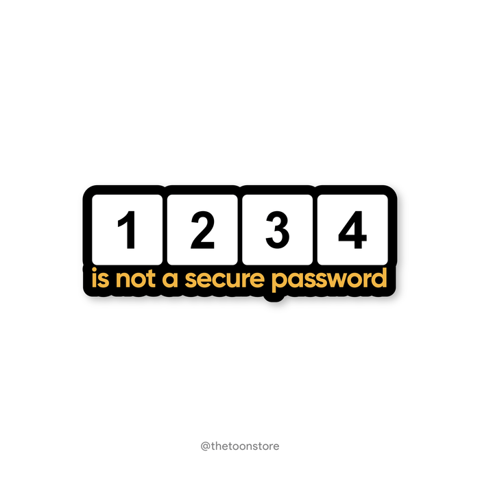 1234 is not a secure password - Big Bang Theory