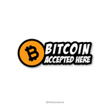 Bitcoin accepted here