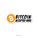 Bitcoin accepted here