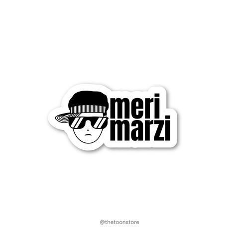 Meri Marzi - Bollywood Collection Sticker - The Toon Store