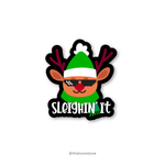 Sleighin' it - Christmas Sticker - The Toon Store