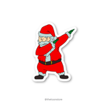 Dabbing Santa Claus - Christmas Sticker - The Toon Store