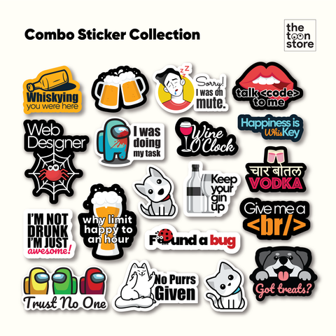 Bestseller Combo Sticker - The Toon Store