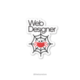 Web Designer - Developer Collection Sticker - The Toon Store