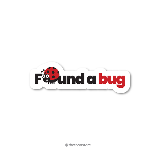 Found a bug - Developer Collection Sticker - The Toon Store