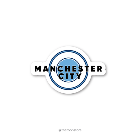 Manchester City - Football fanatic collection Sticker - The Toon Store