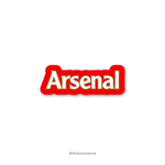 Arsenal - Football fanatic collection Sticker - The Toon Store