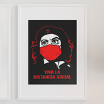 Viva la distancia social Poster