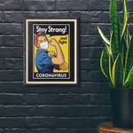 Stay strong and fight coronavirus Poster