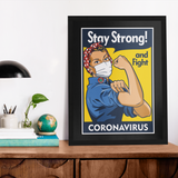 Stay strong and fight coronavirus Poster