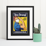 Stay strong and fight coronavirus Poster