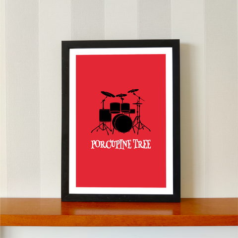 Porcupine Tree Band V2 - Rock N Roll Poster - The Toon Store