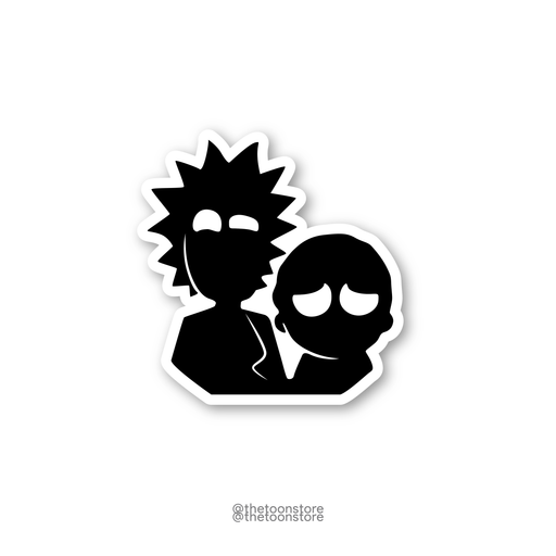 Rick and Morty Silhouette - Rick and Morty