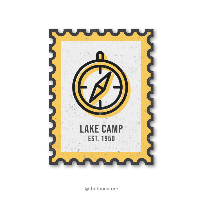 Lake Camp Stamp