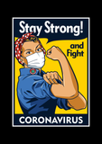 Stay strong and fight coronavirus Poster