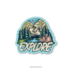 Explore Travel Sticker