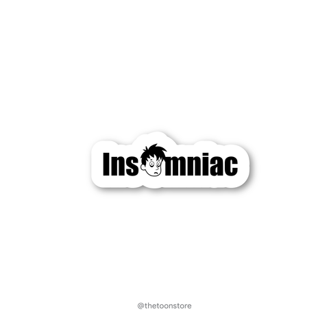 Insomniac Sticker - The Toon Store