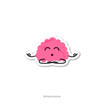 Meditate Sticker - The Toon Store