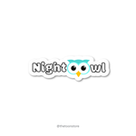 Night Owl Sticker - The Toon Store