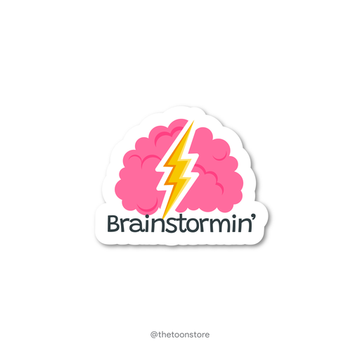 Brainstormin' Sticker - The Toon Store