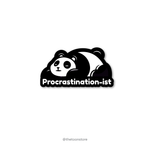 Procrastination-ist Sticker - The Toon Store