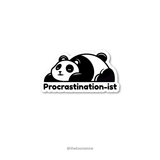 Procrastination-ist Sticker - The Toon Store