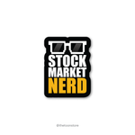 Stock market nerd - Stock Market Collection Sticker - The Toon Store