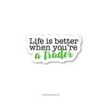 Life is better when you're a trader - Stock Market Collection Sticker - The Toon Store