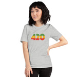 420 Geometric Ganja - Unisex T-Shirt