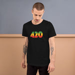 420 Geometric Ganja - Unisex T-Shirt