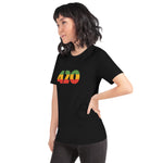 420 Geometric Ganja - Unisex T-Shirt