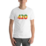 420 Geometric Ganja - Unisex T-Shirt