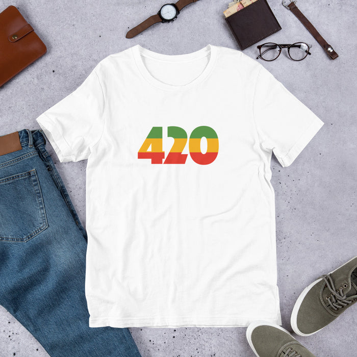 420 Geometric Ganja - Unisex T-Shirt