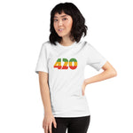 420 Geometric Ganja - Unisex T-Shirt