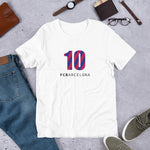 FC Barcelona Jersey 10 Messi - Unisex T-Shirt