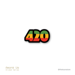 420 - Weed Sticker - The Toon Store