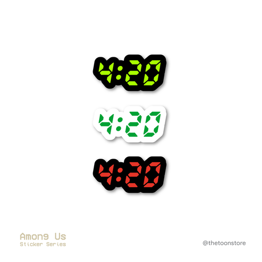 4:20 - Weed Sticker - The Toon Store